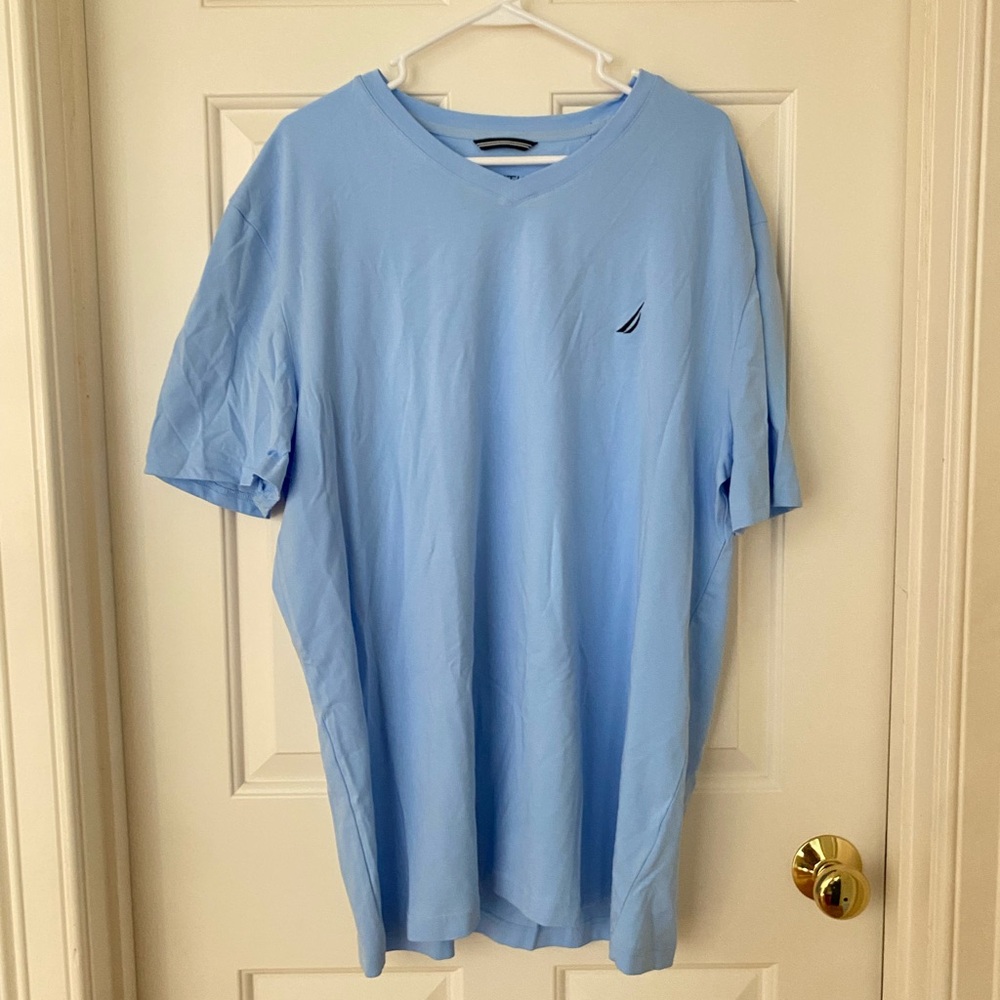NWT Nautica Blue Short Sleeve Shirt